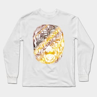 White Gold Metamorphosis Wave of Thoughts Long Sleeve T-Shirt